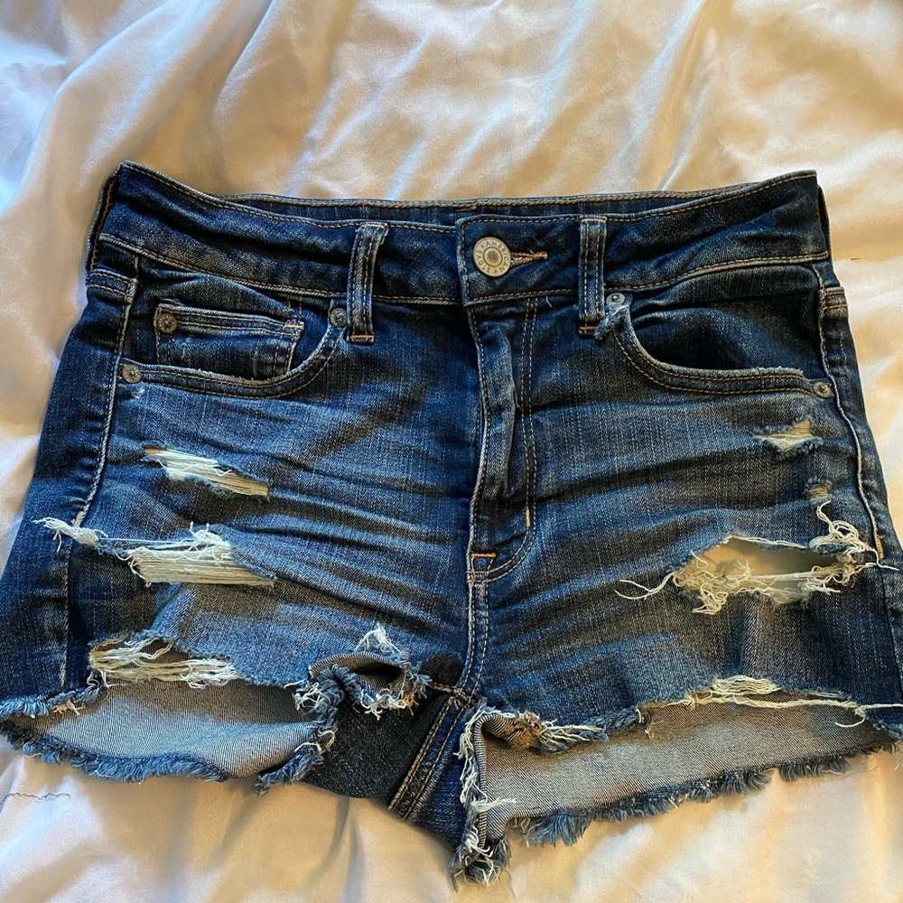 American eagle outfitters hi rise shortie size 6